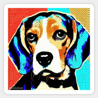 Beagle Dog Pop Art Sticker